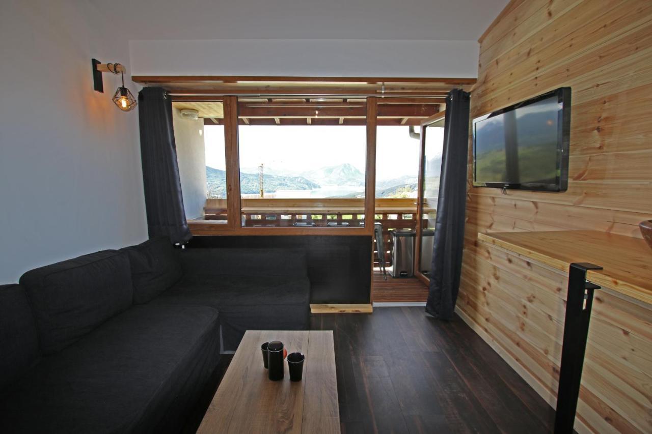 Apartmán Studio Lumineux A 5 Minutes Du Lac De Serre Poncon Prunières Exteriér fotografie